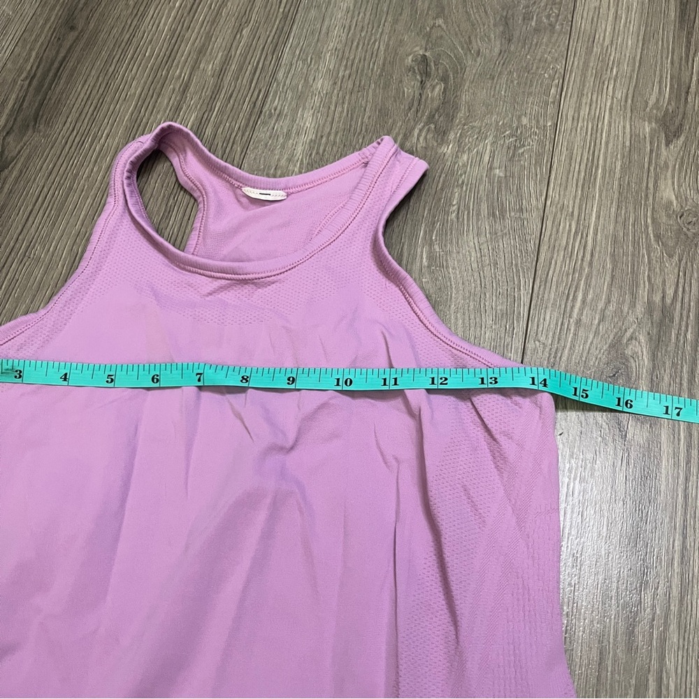 Athleta Girls Size Large (12) Lavender Seamless Tank Top - Picture 3 of 5